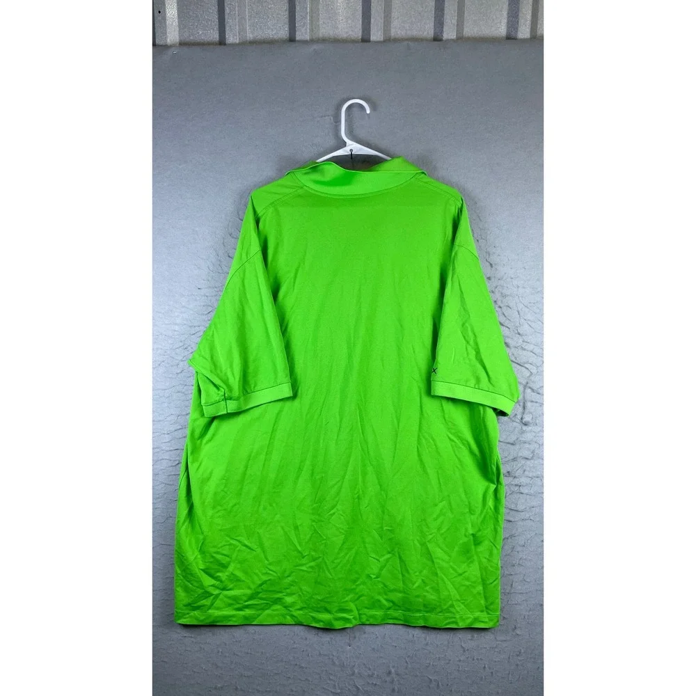 Polo Ralph Lauren RLX Polo Shirt Mens XL Green Good Performance Golf Pony Logo